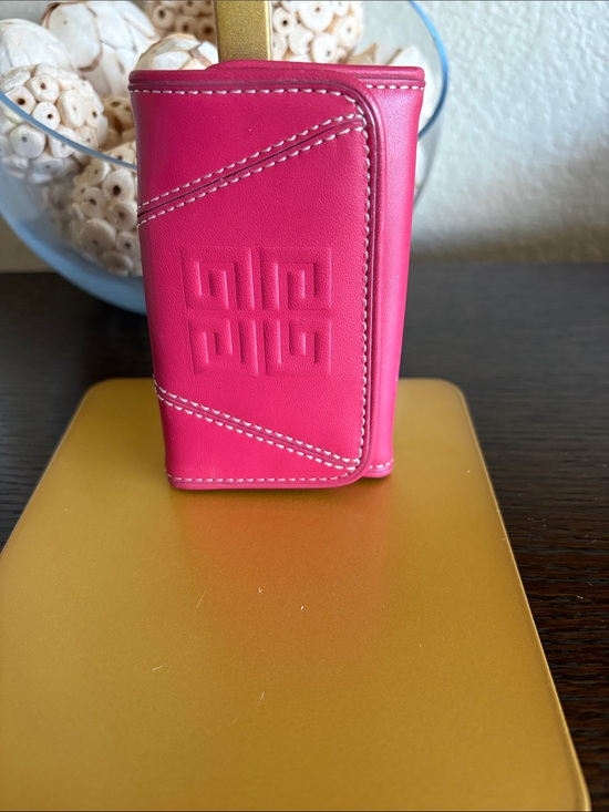 Givenchy Accessories - Givenchy Pink Leather Key & Card Holder